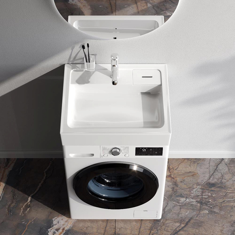 Раковина над стиральной машиной 60 AM.PM X-Joy M85WCC0601WG050 белая