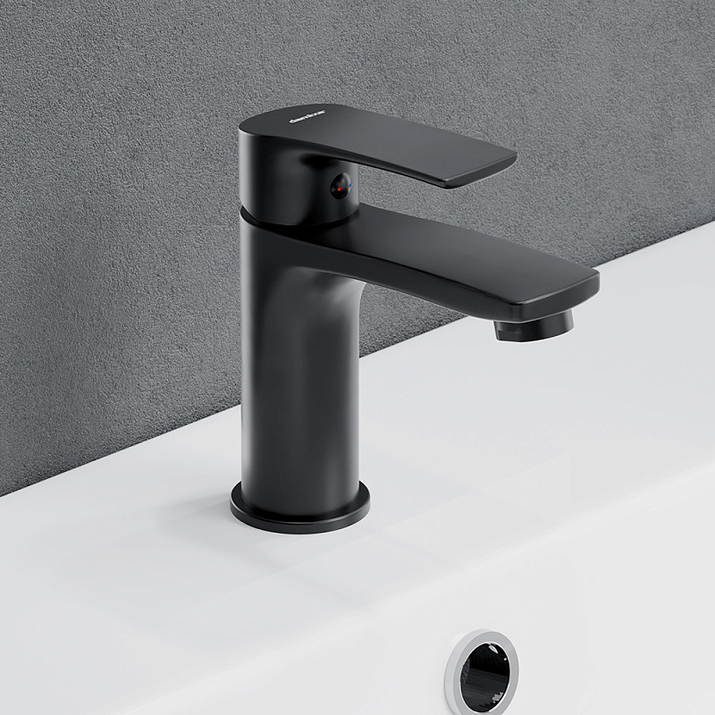 Смеситель для раковины (умывальника) Damixa Eclipse 2.0 480210300 черный