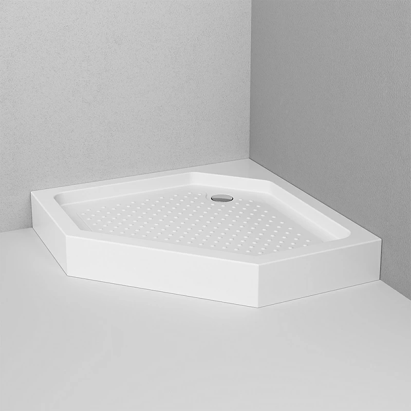 Поддон душевой AM.PM Gem 90x90 W90T-405-090WT белый + сифон