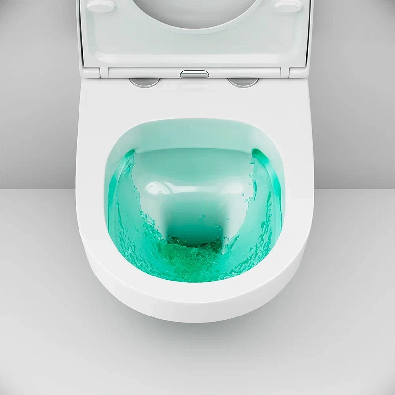 Унитаз подвесной AM.PM Inspire C501700WH безободковый c сиденьем микролифт C907851WP, белый