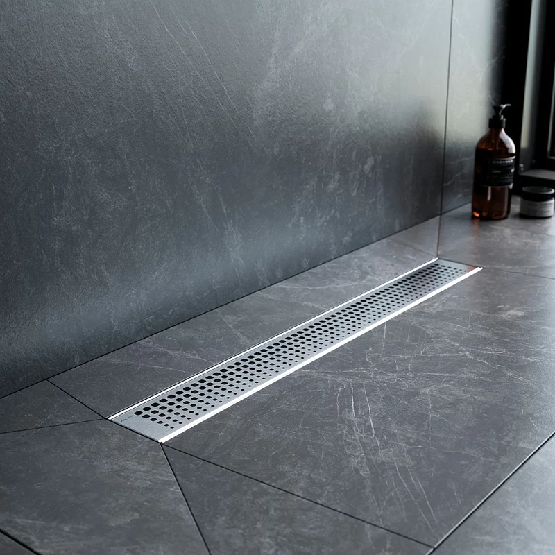 Душевой трап (лоток) 60 AM.PM MasterFlow W01SC-P11-060-01SB комбинированный затвор со стальной матовой решеткой