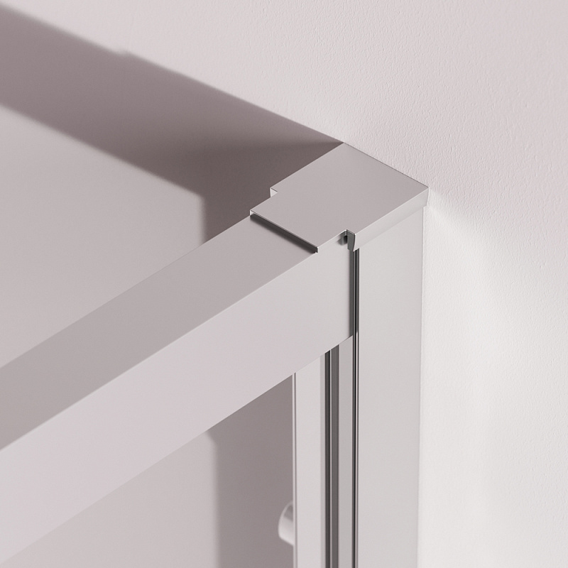 Душевое ограждение без поддона 90x90 AM.PM Above W9XG-403-9090-MT профиль серебристый