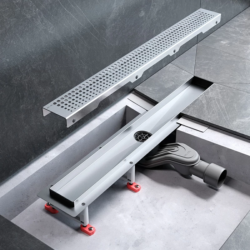 Душевой трап (лоток) 60 AM.PM MasterFlow W01SC-P11-060-01SB комбинированный затвор со стальной матовой решеткой