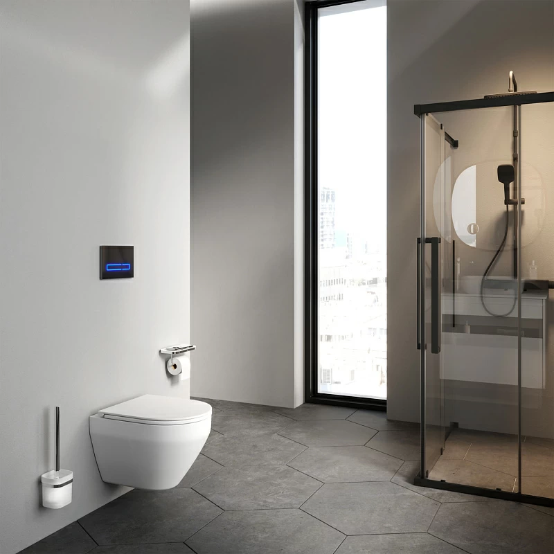 Унитаз подвесной AM.PM Spirit 2.0 C701700MWSC безободковый с сиденьем микролифт, белый матовый