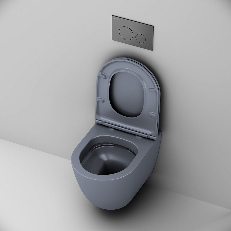 Унитаз подвесной с инсталляцией AM.PM Struktura IS70134.9S1700GR сиденьем микролифт