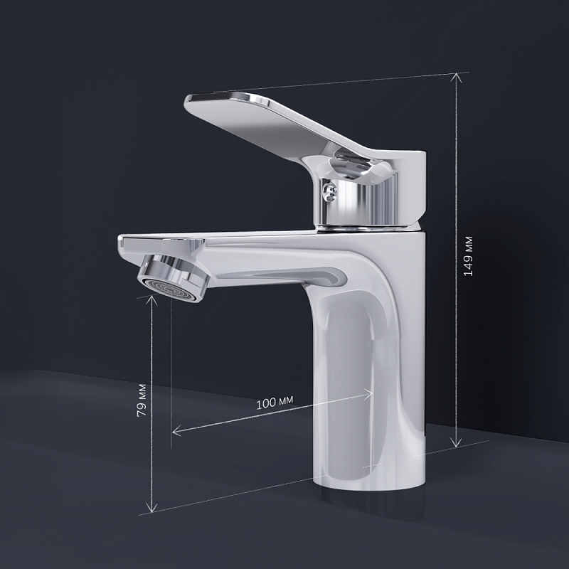 Смеситель для раковины (умывальника) AM.PM X-Joy F85A02100 хром