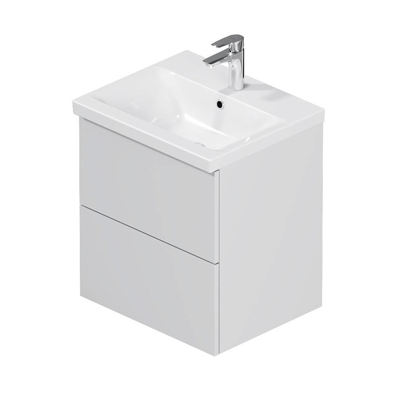 Тумба под раковину 50 AM.PM Gem M90FHX0502WG подвесная белый глянец