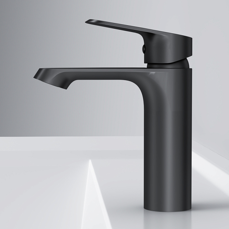 Смеситель для раковины (умывальника) AM.PM Func F8F02122 черный