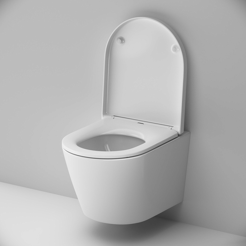 Унитаз подвесной AM.PM X-Joy C851900SC безободковый с сиденьем микролифт, белый