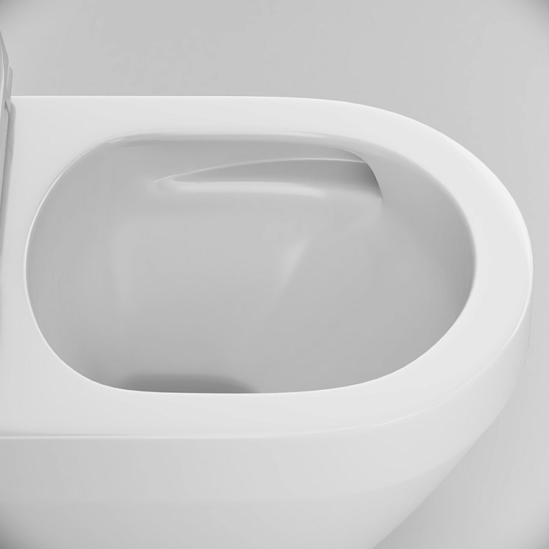 Унитаз подвесной AM.PM Spirit V2.0 C701900SC торнадо безободковый с сиденьем микролифт, белый