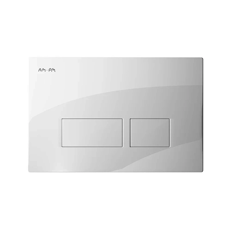 Клавиша смыва для инсталляции AM.PM Pro S I047001 пневматическая белая глянцевая
