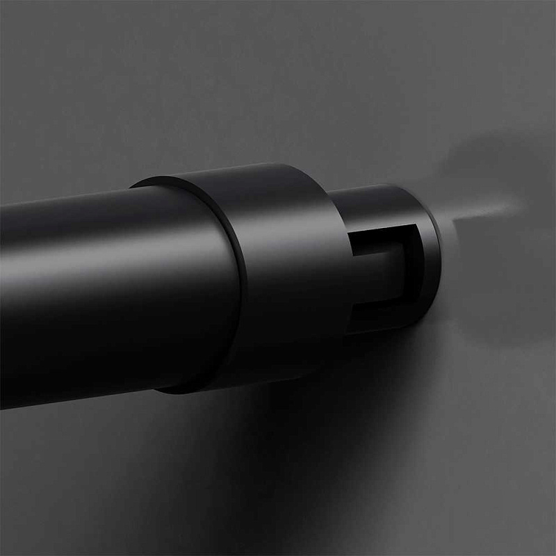 Душевая перегородка 80x195 AM.PM X-Joy W94UWI-80-F1-BTE прозрачное стекло, профиль черный