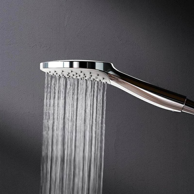 Душевая система AM.PM Sunny F0785C800 стойка с тропическим душем, смесителем, хром