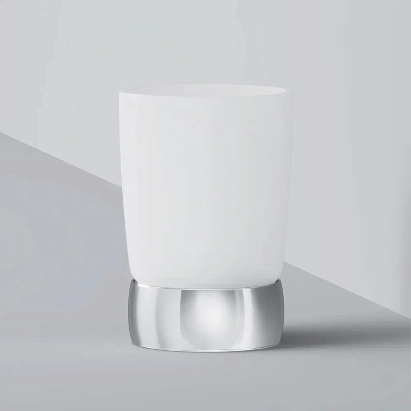 Стакан для зубных щеток AM.PM Sensation A3031300 стеклянный, отдельностоящий, хром