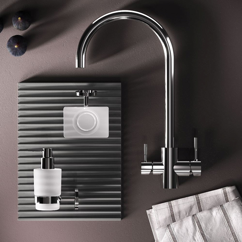 Смеситель для кухни AM.PM X-Joy S F85B07700 высокий, с каналом питьевой воды, хром