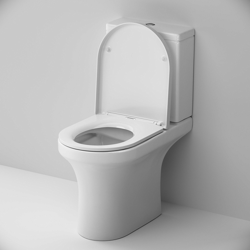 Унитаз-компакт напольный AM.PM X-Joy C85A8601SC безободковый с сиденьем микролифт, белый