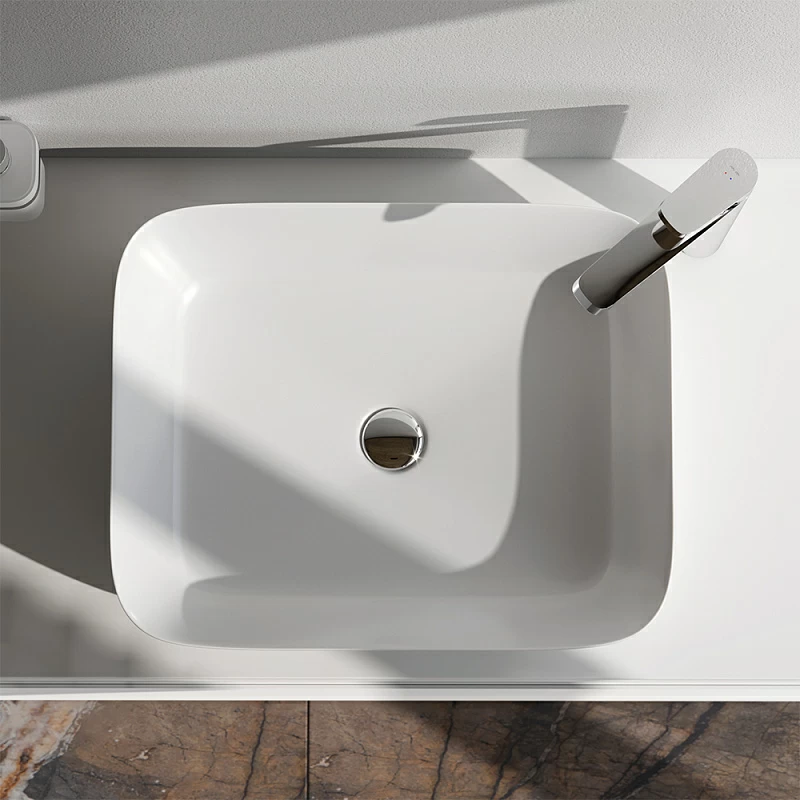 Раковина накладная 51 AM.PM Func M8FWCC10510WG белая