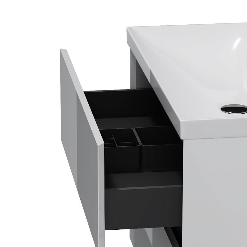 Тумба под раковину 80 AM.PM Above M9XFHX0802WG подвесная белая глянцевая