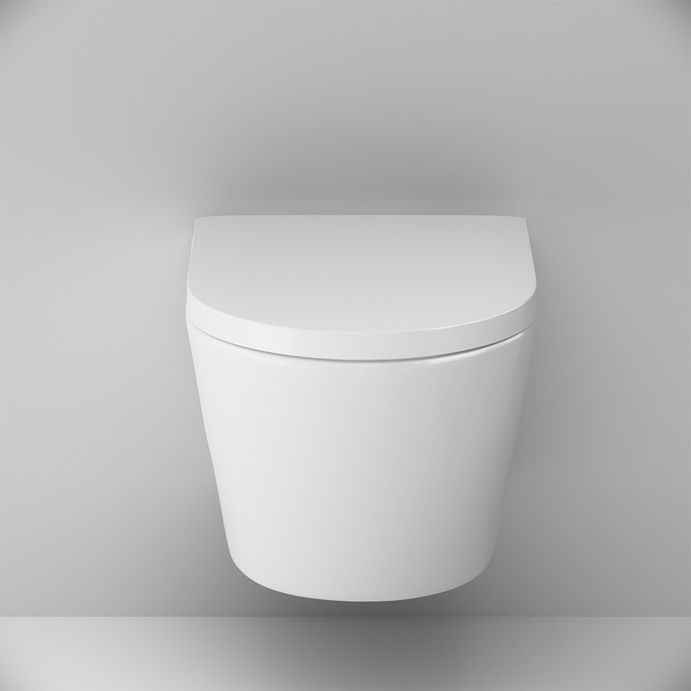 Унитаз подвесной FlashClean с сиденьем микролифт Sense C741701SC, Белый