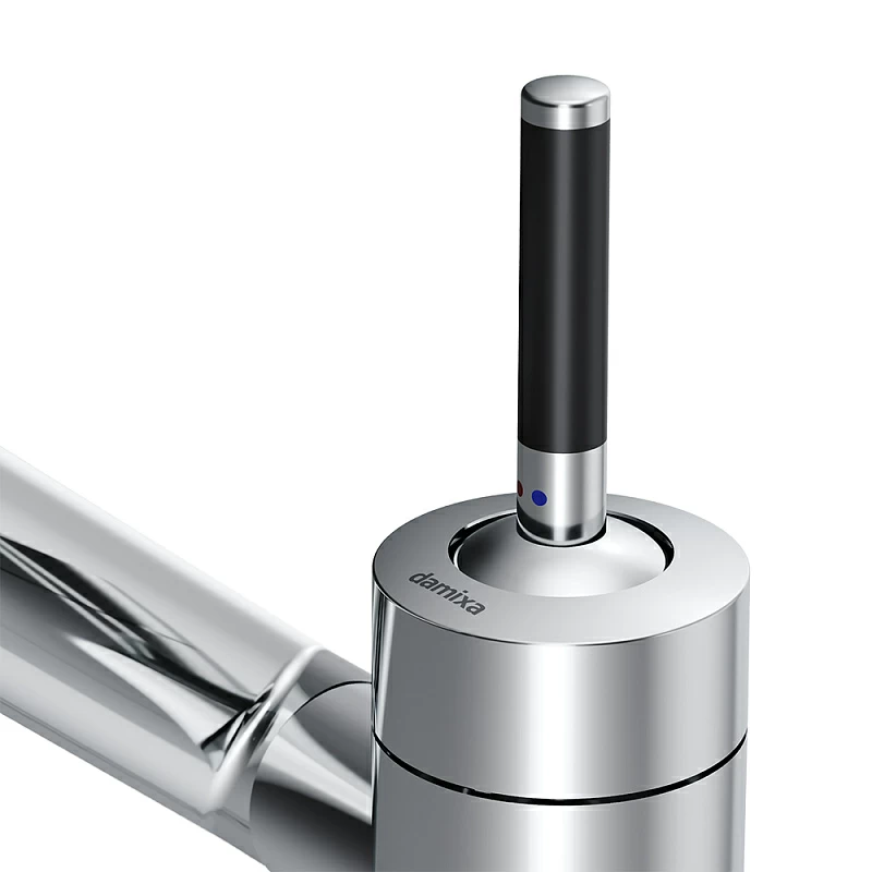 Смеситель для кухни Damixa Arc 290007464 3D с поворотным изливом, хром