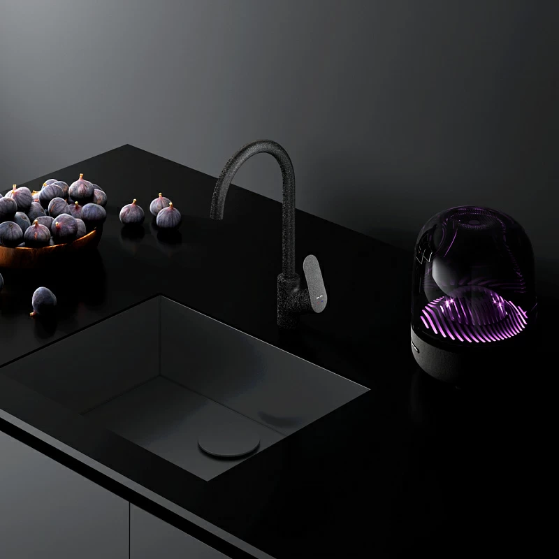 Смеситель для кухни AM.PM Like F8007122 высокий, черный