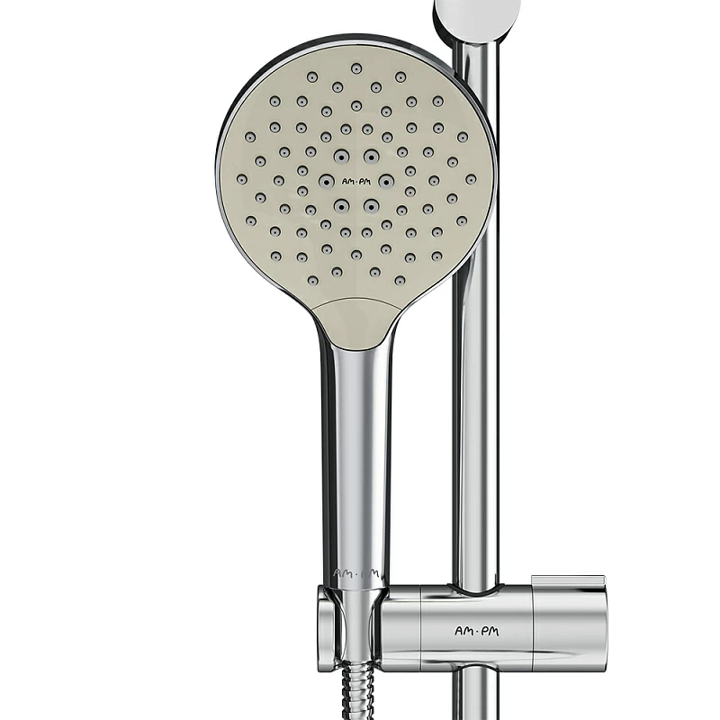 Душевой гарнитур AM.PM Like F0180064 штанга, шланг, лейка 3 режима, хром