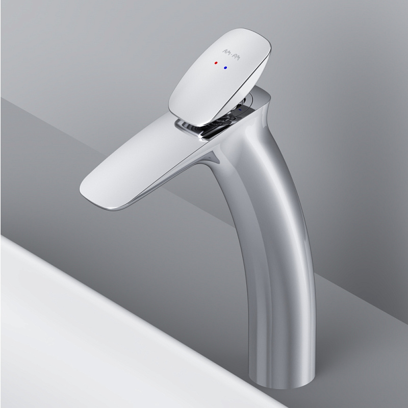 Смеситель для раковины (умывальника) AM.PM Spirit 2.0 F70A92000 высокий, хром