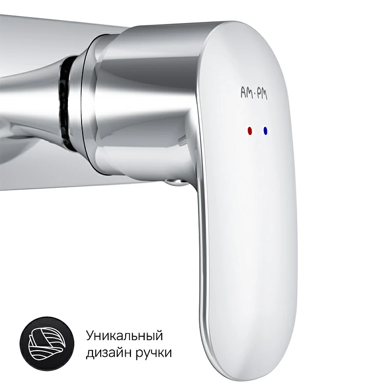 Смеситель для душа AM.PM Sensation F3020000 полка, хром
