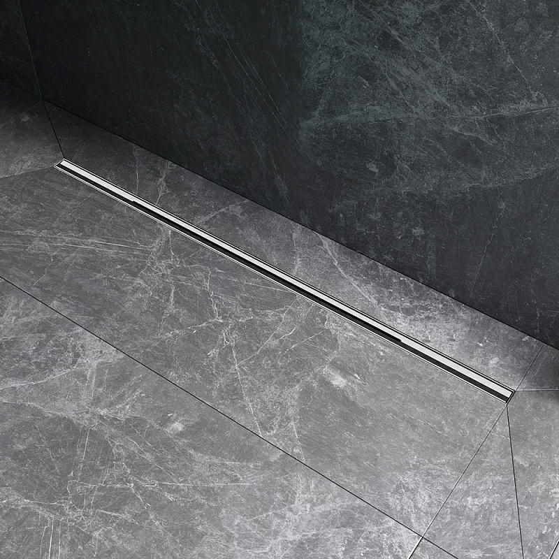 Душевой трап (лоток) 100 AM.PM MasterFlow Slim W01SC-S11-100-05SB комбинированный затвор со стальной матовой решеткой