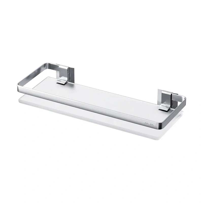 Полка в ванную AM.PM Sense L A7455100 серебристый металл, стекло