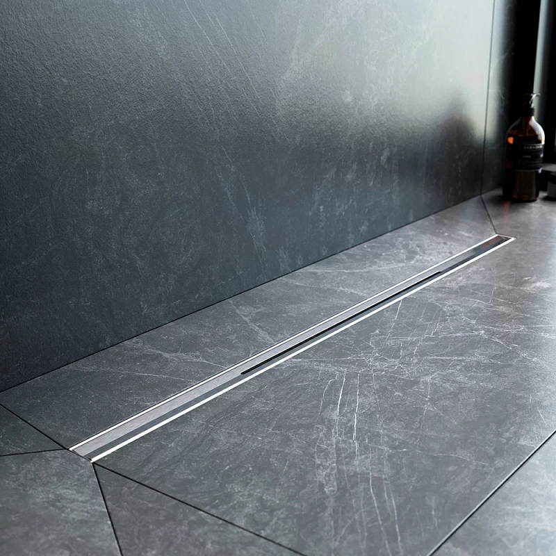 Душевой трап (лоток) 80 AM.PM MasterFlow Slim W01SC-S11-080-05SB комбинированный затвор со стальной матовой решеткой