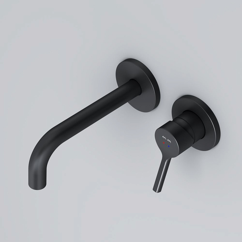 Смеситель для раковины (умывальника) AM.PM X-Joy S F85B72622 черный встраиваемый