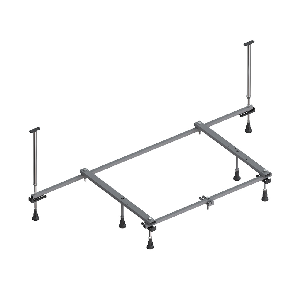 Комплект: ванна акриловая пристенная 170x75 см c каркасом и панелью X-Joy W94A-170U75W-ARP, Белый