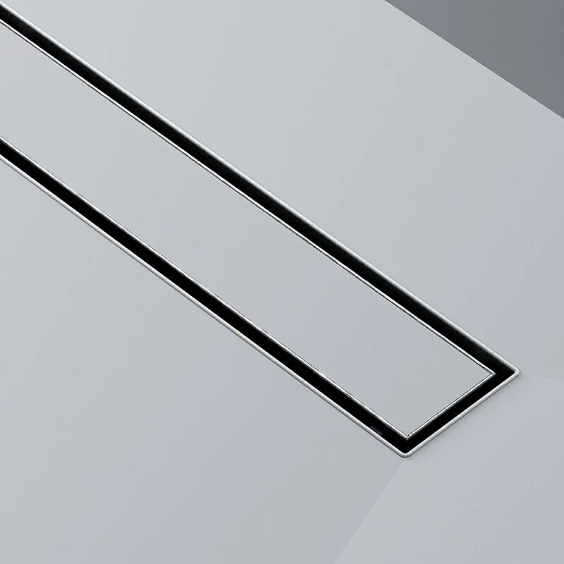 Душевой трап (лоток) 90 AM.PM MasterFlow W01SC-U11-090-04SB комбинированный затвор со стальной матовой решеткой под плитку