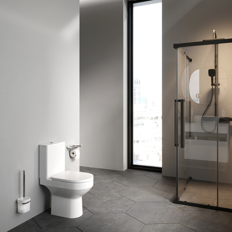 Унитаз напольный AM.PM Spirit 2.0 C708600WH безободковый без сиденья