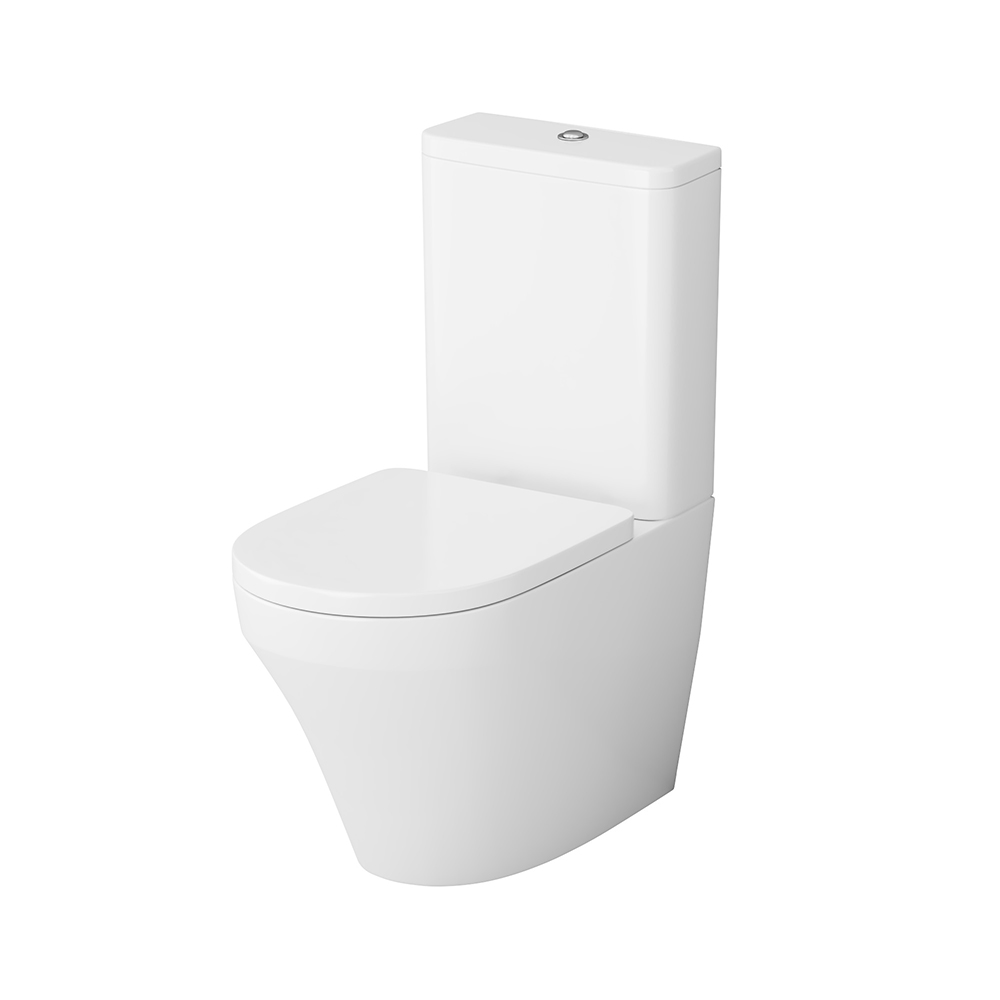 Набор унитаз-компакт с гигиеническим душем Inspire V2.0 CK50C1704W, Белый; хром