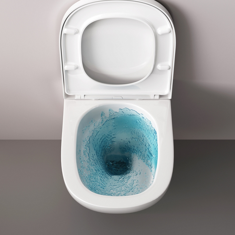 Унитаз подвесной AM.PM Above C9X1900SC торнадо безободковый с сиденьем микролифт, белый