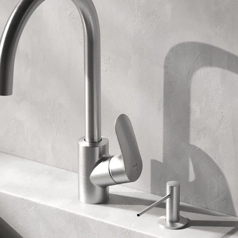 Дозатор для моющего средства AM.PM Gem A9037211 встраиваемый, сатин