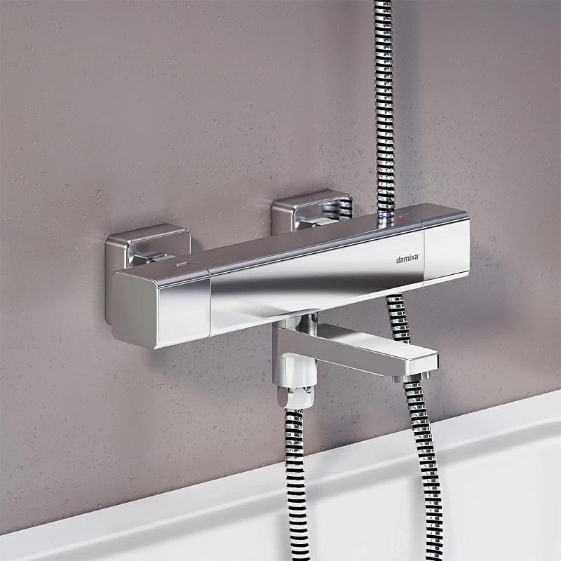Смеситель для ванны и душа Damixa Gala 533000000 термостат, хром