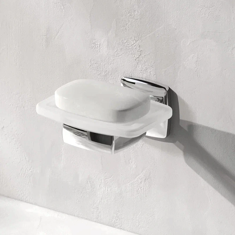 Мыльница стеклянная настенная AM.PM Gem A9034200 хром