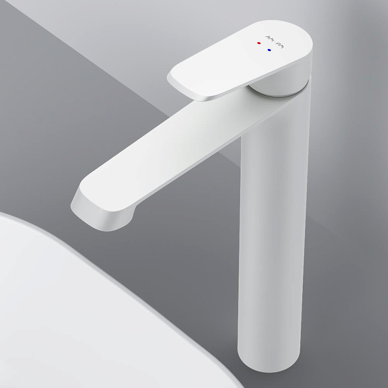 Смеситель для раковины (умывальника) AM.PM Func F8F92033 высокий, белый