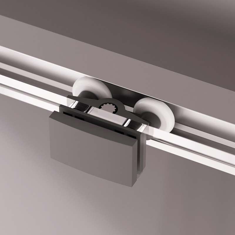 Душевое ограждение без поддона 90x90 AM.PM Above W9XG-403-9090-MT профиль серебристый