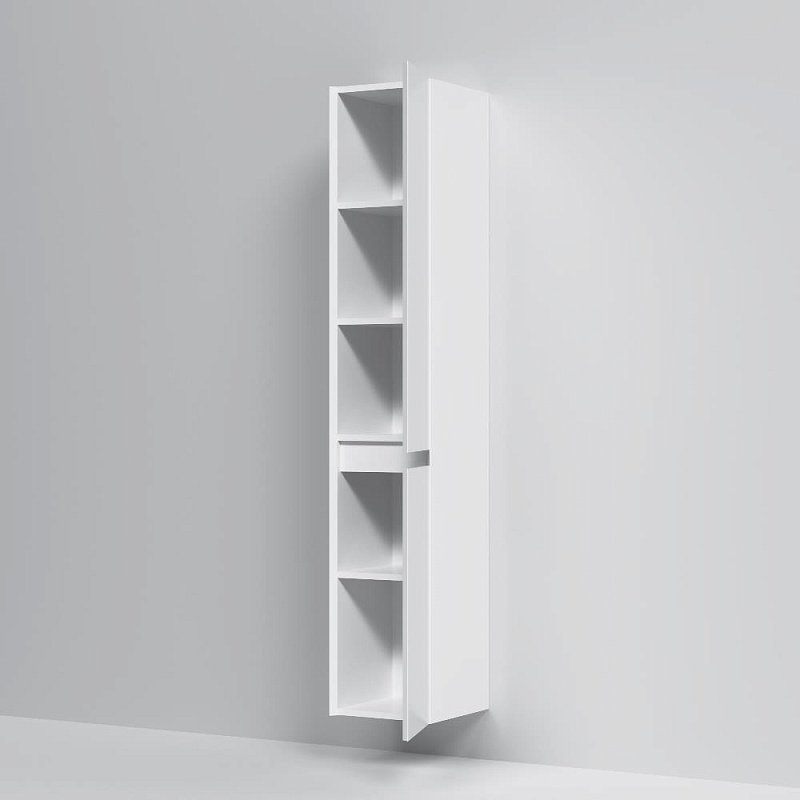 Шкаф-пенал для ванной 35 AM.PM Above M9XCHR0352WG навесной правый белый глянцевый