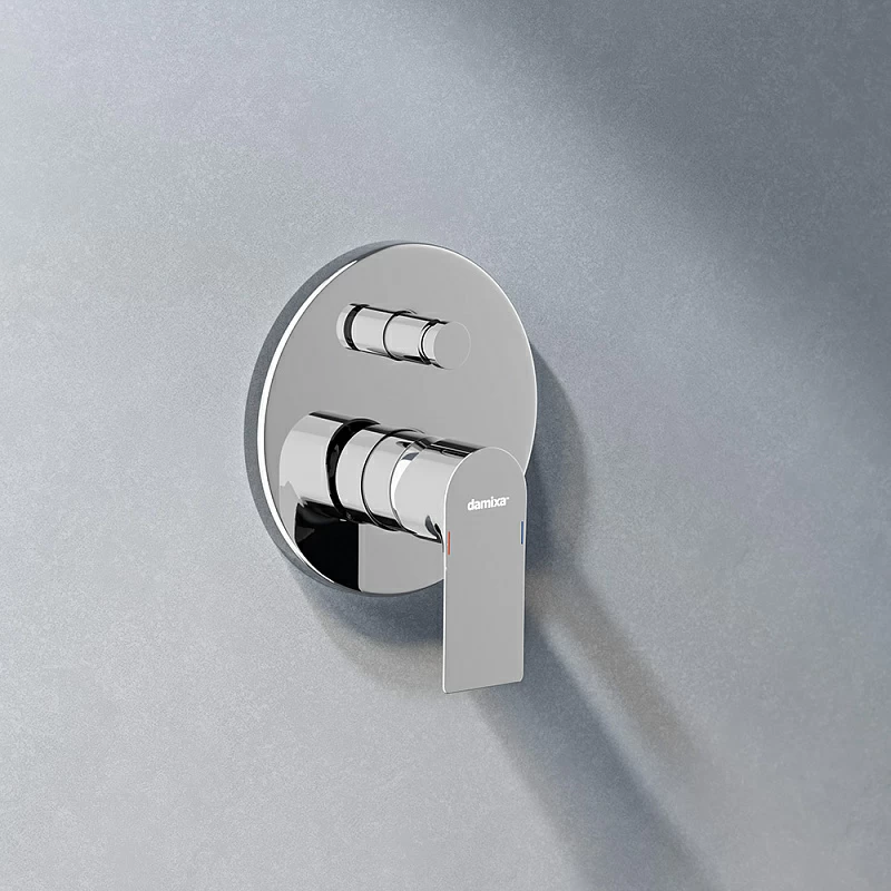 Встраиваемая душевая система Damixa Apollo 947530000 хром: тропический верхний душ, ручной душ