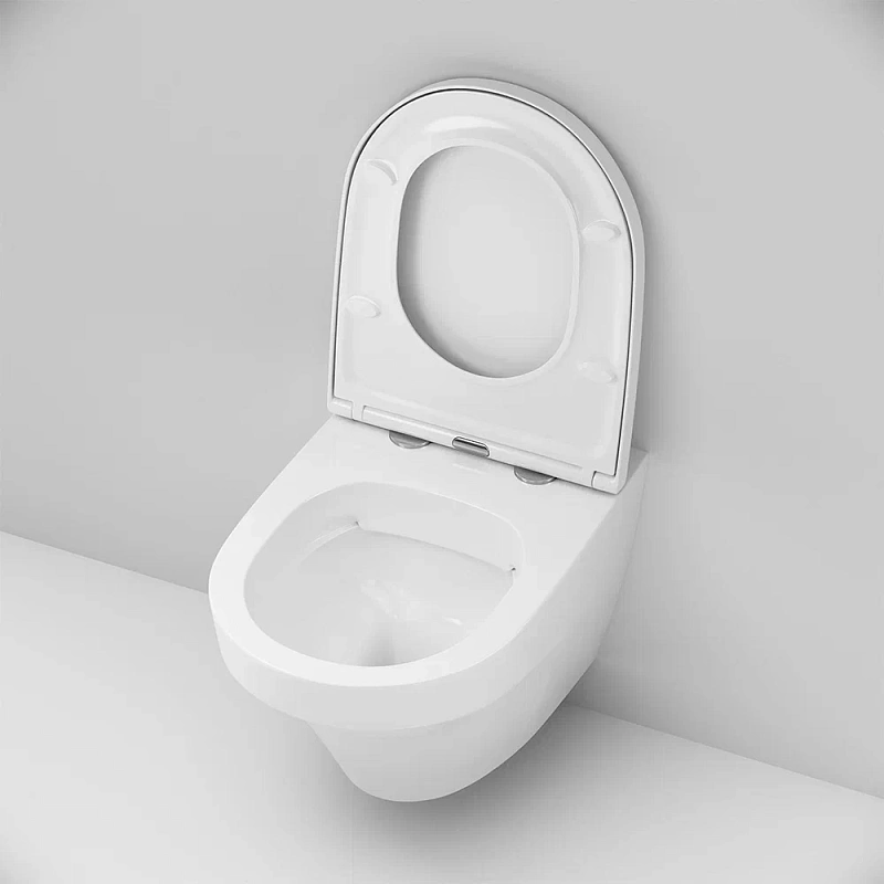 Унитаз подвесной AM.PM Inspire C501700WH безободковый c сиденьем микролифт C907851WP, белый