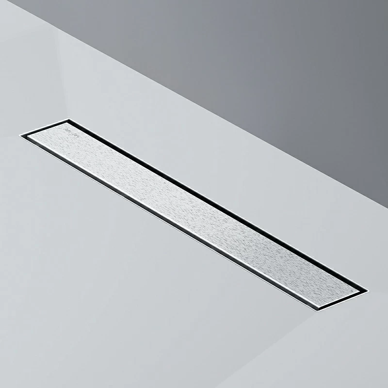 Душевой трап (лоток) 50 AM.PM MasterFlow W01SC-U11-050-04SB комбинированный затвор со стальной матовой решеткой под плитку