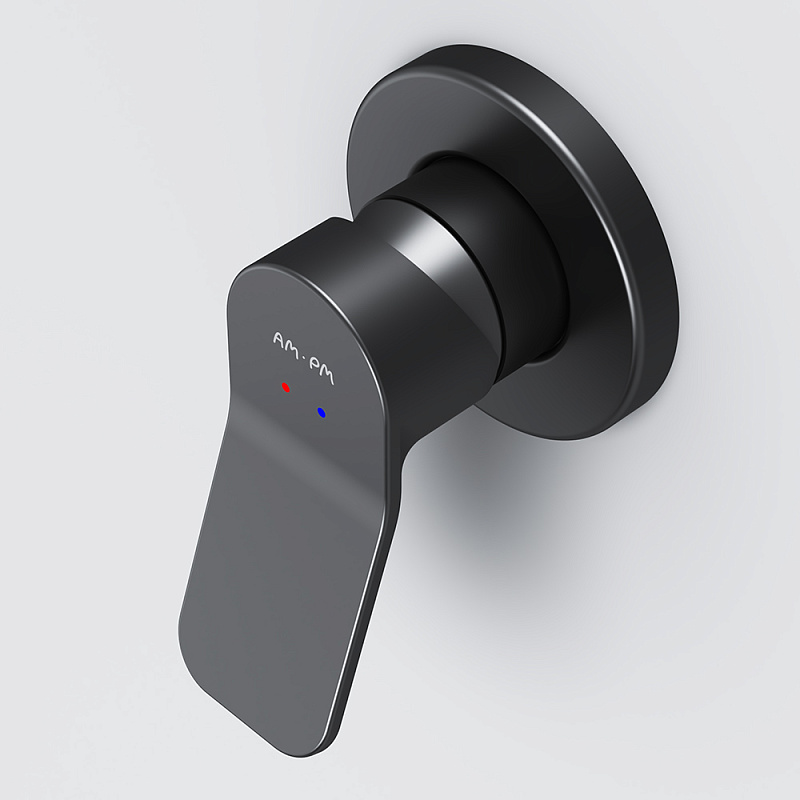 Смеситель для душа AM.PM X-Joy F85A65022 черный встраиваемый