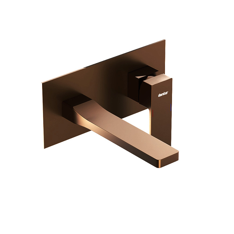 Смеситель для раковины Damixa Gala 530260500 розовое золото встраиваемый