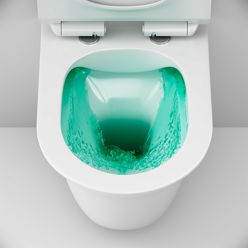 Унитаз подвесной AM.PM Force C9F1700LMSC безободковый с сиденьем микролифт, белый