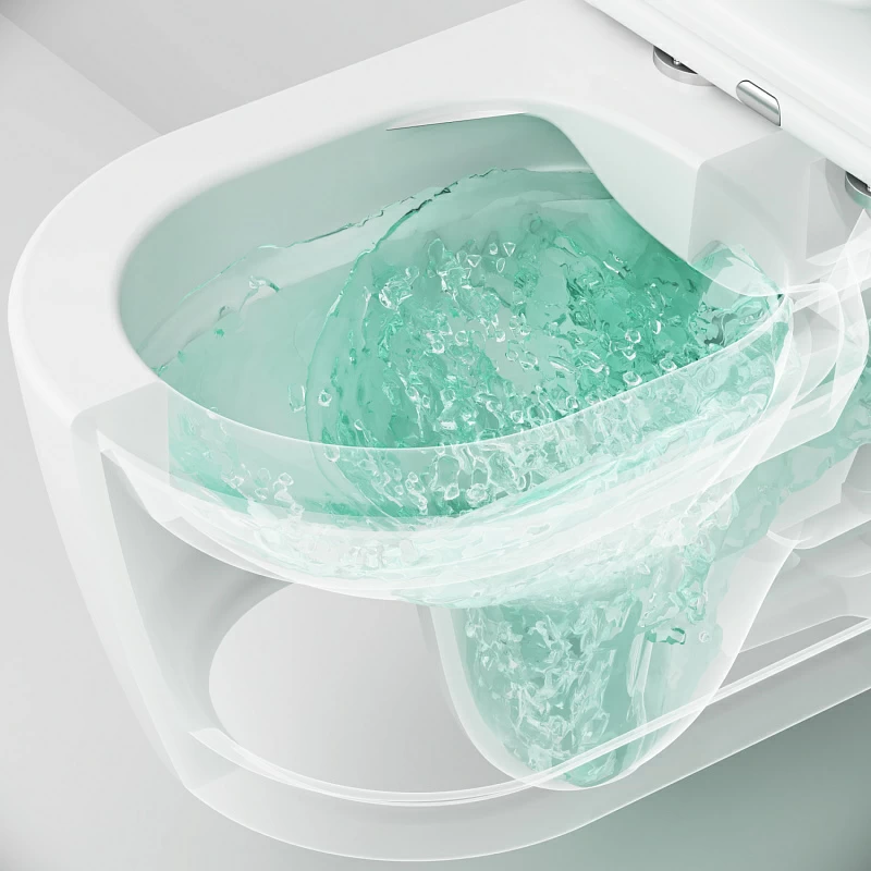 Унитаз подвесной AM.PM Func C8F1700MWSC (глубина 49 см) безободковый с сиденьем микролифт, белый матовый